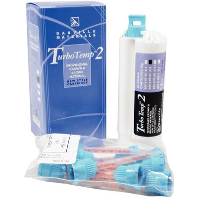 Turbo Temp™ 2 Temporary Crown and Bridge Material, Cartridge Refill, 76 g, Shade A2