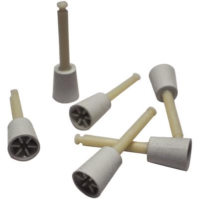 Crescent Prophy Cups, Right Angle, Latch Type, Webbed, White, 144/Pkg, C200030