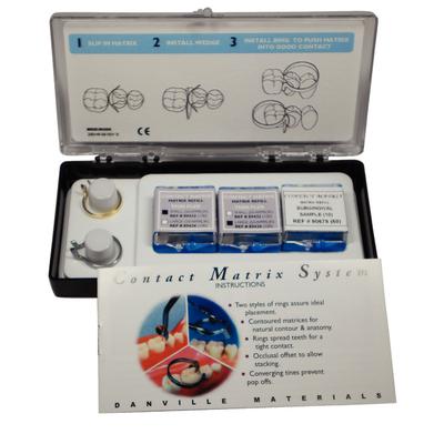 Contact Matrix™ System Trial Kit, 2 Contact Rings, 100 Thin-Flex Matrices, 10 Subgingival Matrices, 1/Pkg