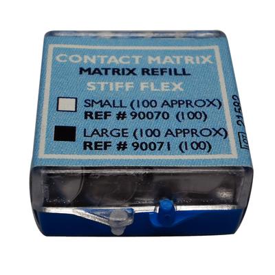 Zest Anchors Stiff Flex Matrices, Large, 100/Pkg