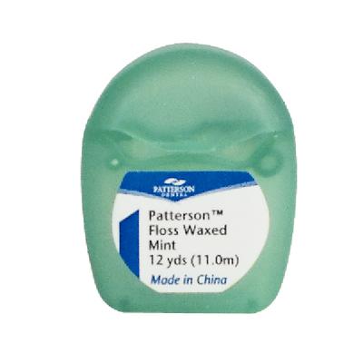 Patterson Dental Floss, Waxed, Mint, 12 yd Spool, 72/Pkg