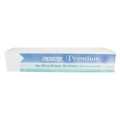 Crosstex Premium Non-Woven Sponges, 2" x 2", 4-Ply, Non-Sterile, 5000/Case, ENCNW