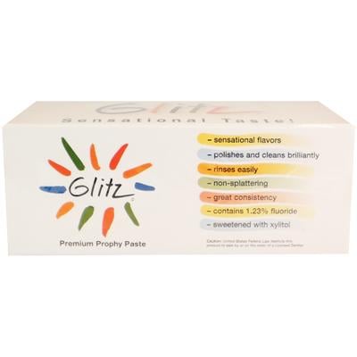 Glitz Prophy Paste, Fine Grit, Assorted Flavors, Unit Dose Cups, 200/Pkg
