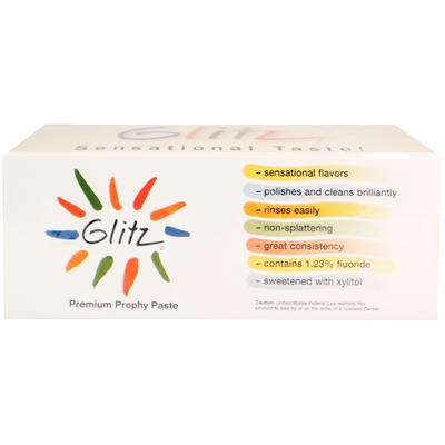 Glitz Prophy Paste, Coarse Grit, Fruit Basket Flavor, Unit Dose Cups, 200/Pkg