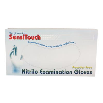 SensiTouch™ Powder Free Nitrile Exam Gloves, Latex Free, Extra Small, Blue, 100/Box