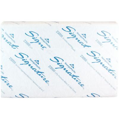 Preference® C-Fold Paper Towels, White, 120 Sheets/Pkg, 12 Pkg/Case, 10.1" W x 13.2" H, #22400