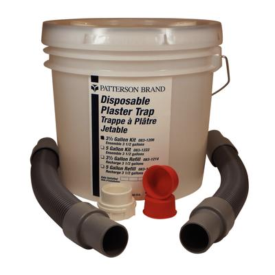 Patterson® Disposable Plaster Trap - Full Kit, 3.5 Gallon