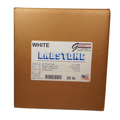Garreco Labstone Dental Stone, White, 25 lb Carton