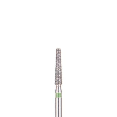 BluWhite Diamond™ Bur FG 777F, Fine Grit, Red Ring, Cone Taper Round End, 1.8 mm Diameter, 9.0 mm Length, 5/Pkg