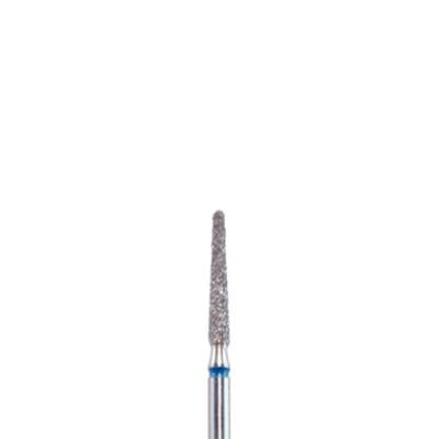 BluWhite Diamond™ Bur, FG, Extra Coarse, Black Ring, Cone, Taper Flat End, #797XC, 1.6 mm Diameter, 9.9 mm Length, 5/Pkg