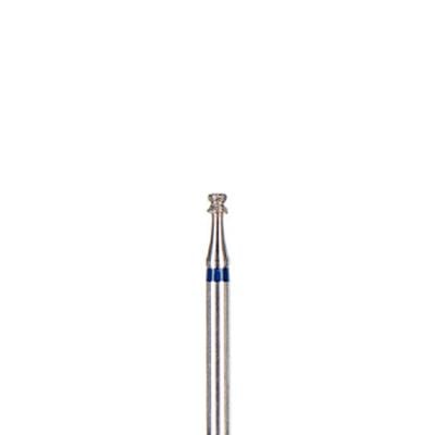 BluWhite Diamond™ Bur FG 470R, Hourglass, Coarse, Blue Ring, Amalgam Remover, 1.2 mm Diameter, 1.1 mm Length, 5/Pkg