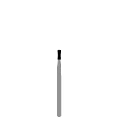 BluWhite Operative Carbide Bur, Amalgam Prep FGSS, Size #245, 0.9 mm Diameter, 2.7 mm Head Length, 10/Pkg