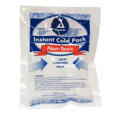 Dynarex Instant Cold Pack, 4" x 5", Urea-Based, Non-Toxic, 1 Each