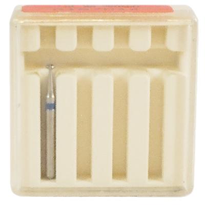 Patterson® Diamond Instrument FG, Wheel Shape, Medium Grit, Blue Ring, #818-014, 1.4 mm Diameter