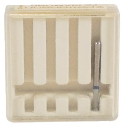Patterson® Diamond Instrument FG, Wheel Shape, Medium Grit, Blue Ring, #818-018, 1.8 mm Diameter