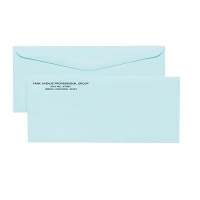 #9 Standard Envelopes, Personalized, Blue Gummed-Flap, 8-7/8" W x 3-7/8" H, 500/Pkg