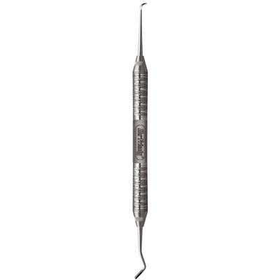Hu-Friedy Nash/Taylor Veneer Stabilizer, Straight, Double End, #6 Satin Steel Handle, 1/Pkg