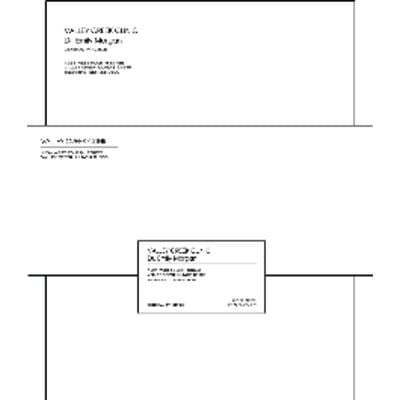 Regency Bond Stationery Gummed-Flap Envelopes, Personalized, #10, 9-1/2" W x 4-1/8" H, 24 lb 25% Cotton White, 500/Pkg