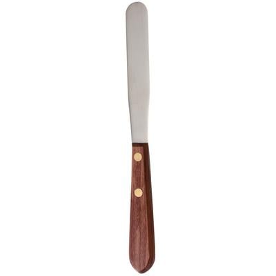 Patterson® Plaster Spatula No. 2R, Flexible, Stainless Steel Blade, Rosewood Handle, 4" Blade, 1/Pkg