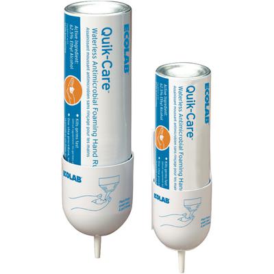 Quik-Care™ Waterless Foam Sanitizer Holder, 15 oz, White Plastic Dispenser, 92022357