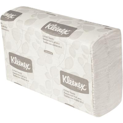 Kleenex® C-Fold Paper Towels, White, 10.125" x 13.15", 150 Sheets/Pkg, 16 Pkg/Case