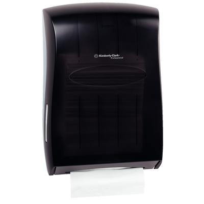 Halyard Health Universal Folded Towel Dispenser, Smoke Gray, Manual, Plastic, 10.4" W x 6.1" H x 5.4" D, 1/Pkg
