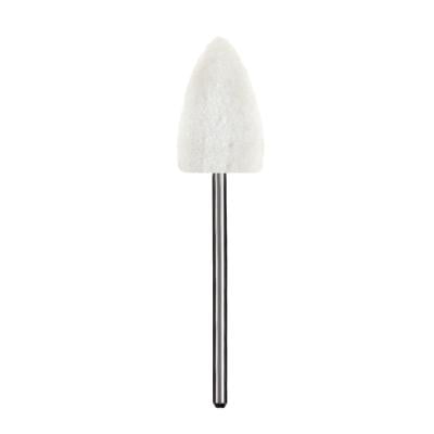 Dedeco Acrylic HP Trimmer, White, Large Pointed, Medium Grit, 5/Pkg
