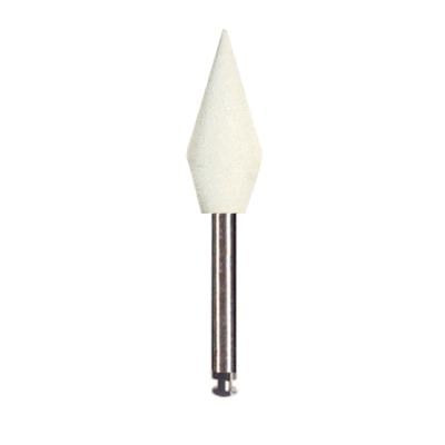 Dedeco Classic Midgets Polishing Point, Shape 14, White, Ultra Fine, RA Shank, 12/Pkg