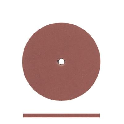 Dedeco Polyurethane Polishers, Wheel, Brown, Fine, 7/8" x .042", 12/Pkg