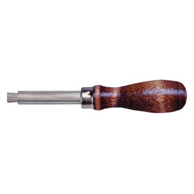 Steel Scratch Bur Cleaning Brush with Wood Handle, 127 mm, 1/Pkg