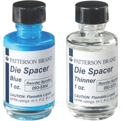 Patterson® Die Spacer Kit - Blue (1 oz Die Spacer + 1 oz Thinner)