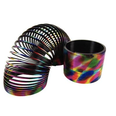 Metallic Rainbow Coil Spring, Multicolored, 3-1/4" Diameter, 12/Pkg