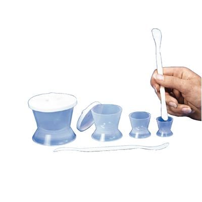Miramix Acrylic Resin Mixing Cups, Mini, 5 cc, Clear, 2/Pkg