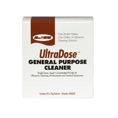 UltraDose General Purpose Ultrasonic Cleaner Powder, 1 oz Packets, 24/Box, UD030