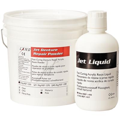 Jet Denture Repair Powder, Pink, 5 lb
