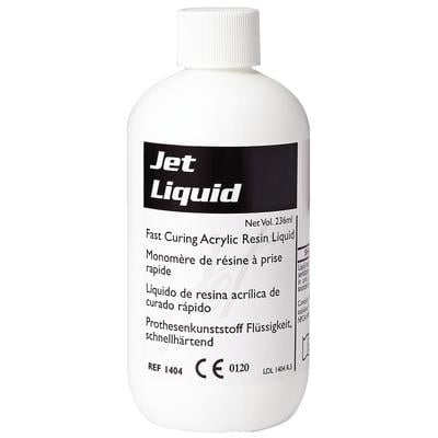 Jet Tooth Shade™ Self-Curing Liquid Acrylic Resin, 8 oz Bottle