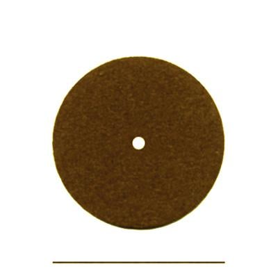 Dedeco Traditional Dura Separating Discs, Aluminum Oxide, 7/8" x 0.015" (22 x 0.3mm), Brown, 50/Pkg