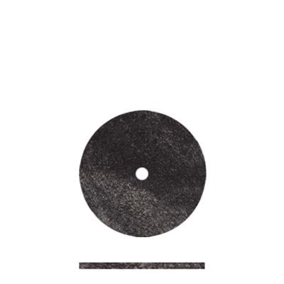 Dedeco Classic Rubber Polishers, Wheel Interproximal, Black, 5/8" x 0.032", Hard Grit, 100/Box