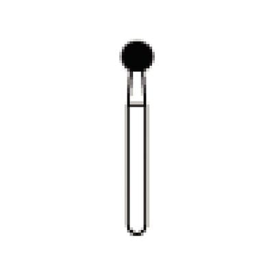NTI® Diamond Burs – FG, Fine, Round, # F801, 2.5 mm Diameter, 5/Pkg