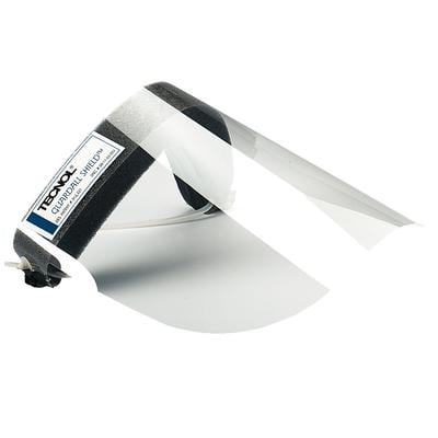 Guardall Shield® Full Length Face Shield Visor, Clear, Anti-Fog, 9-1/2", 40/Case