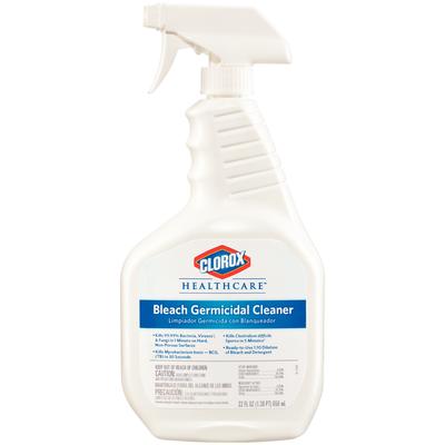 Clorox Healthcare Bleach Germicidal Cleaner, 22 oz Spray Bottle
