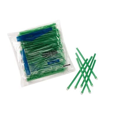 Patterson® Legacy Saliva Ejectors, Mint Scented, Green with Clear Tip, 6" Length, 100/Pkg