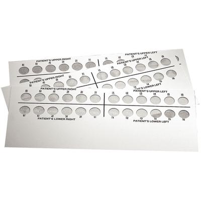 Patterson® Sticky Card Direct Bond Organizing Pad, 50/Pkg