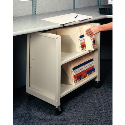 Datum Under-the-Counter FileCart™, 26" W x 27-1/16" H x 16" D, Letter Size, 2 Shelves, 46 Linear Filing Inches