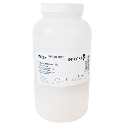 Miltex-Integra Pumice Powder, Medium Grit, 1 lb Bottle, 568-70750