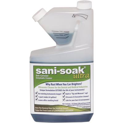 Sani-Soak® Ultra Anticorrosive Enzymatic Cleaner, Lemongrass Lavender, 1 Quart (32 oz) Bottle, 5199