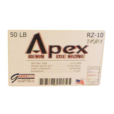 Garreco Apex Resin Die Stone, Ivory, 50 lb