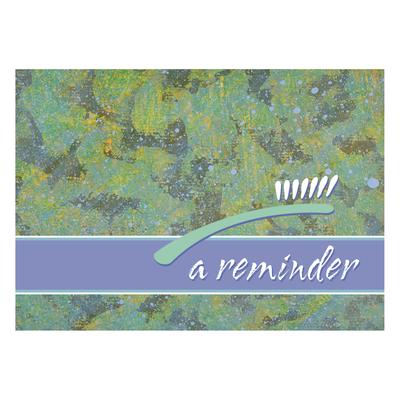 Dental Best Sellers Personalized Postcards, 100/Pkg - A Reminder Toothbrush, 6" W x 4-1/4" H
