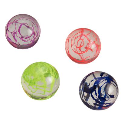 Neon Confetti Bouncing Balls, Assorted Colors, 1-1/4" Diameter, 12/Pkg