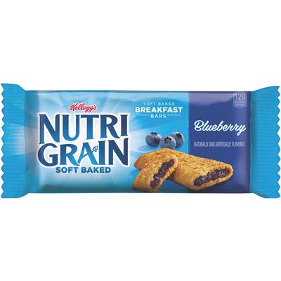 Nutri-Grain Cereal Bars, Blueberry, 1.3 oz, 16/Bx, KEB 35745